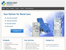 Tablet Screenshot of medcorpmedical.com